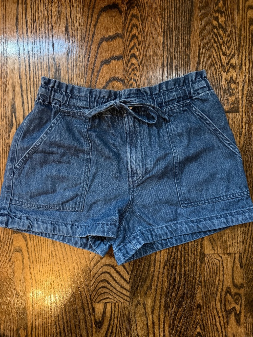 Madewell Pull On Denim Utility Shorts